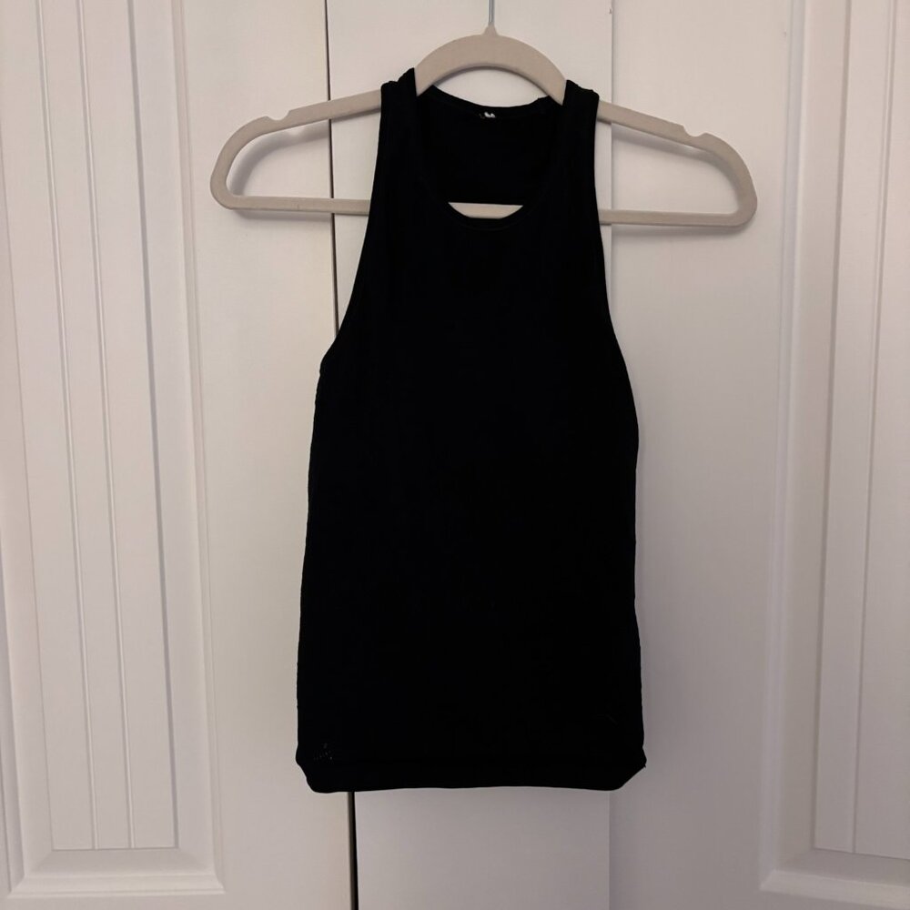 Lululemon Reveal Tank *Zen Expression Black likely size 6 - Picture 4 of 7